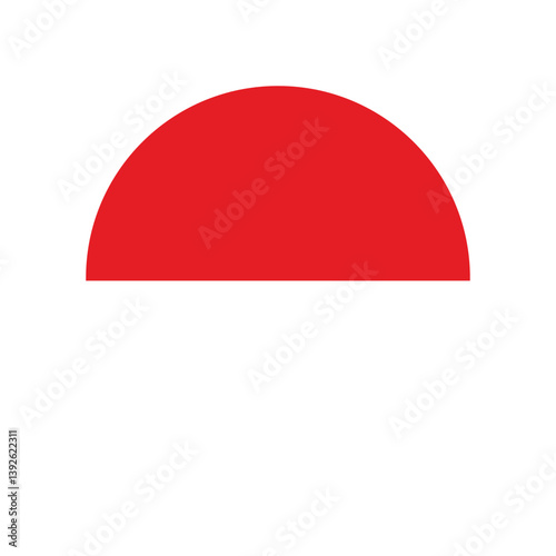 indonesia flag button
