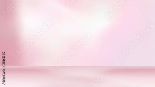 Light Pink Blurred Background Vector Illustration in Simple Style, Light Color Theme with Empty Space for Text, Perfect for Modern Design and Creative Projects