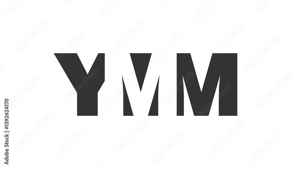 YMM logo design. Initial letter Y M M bold font style for tech startups, consulting, corporate branding. Creative company name, headlines typography identity, trendy logotype. YMM logo design. Initial letter Y M M bold font style for tech startups, consulting, corporate branding. Creative company name, headlines typography identity, trendy logotype.