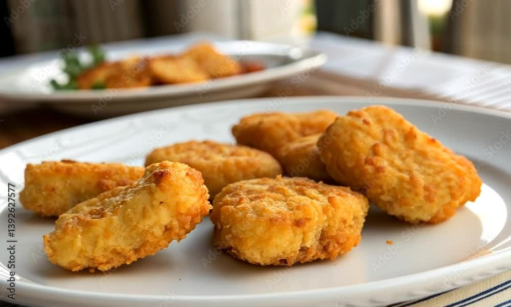 deep fried chicken nuggets