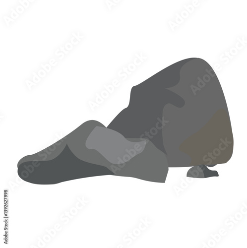 a pile of rocks standing out on a plain
