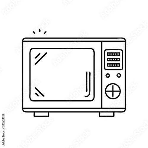 microwave icon, microwave vector illustration-simple illustration of microwave, perfect for microwave logos and icons
