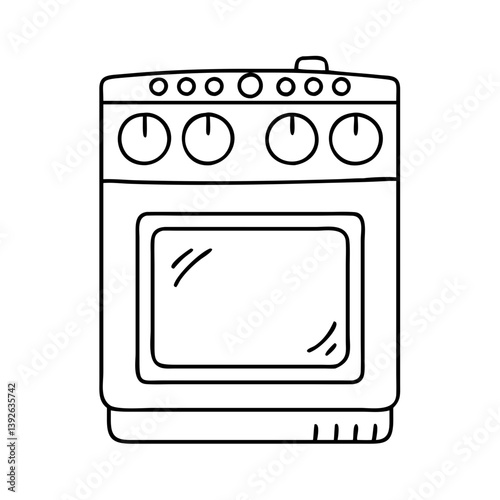 stove icon, stove vector illustration-simple illustration of stove, perfect for stove logos and icons