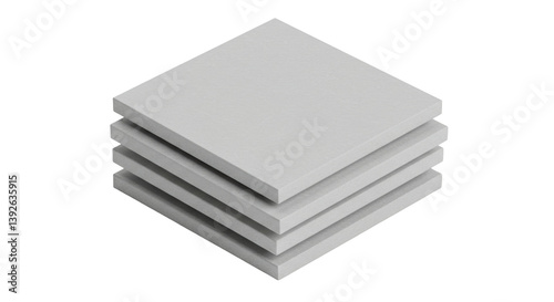Fotografie Isolated Drywall Sheets