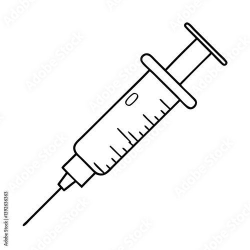 syringe icon, syringe vector illustration-simple illustration of syringe, perfect for syringe logos and icons