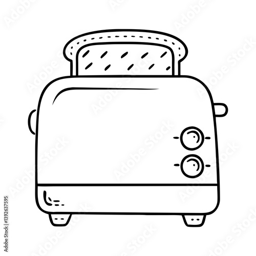 toaster icon, toaster vector illustration-simple illustration of toaster, perfect for toaster logos and icons