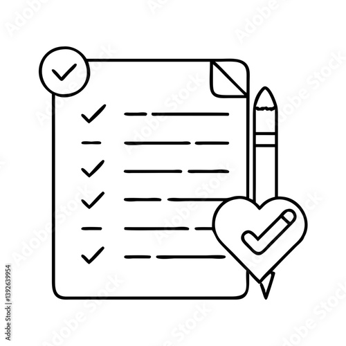wishlist icon, wishlist vector illustration-simple illustration of wishlist, perfect for wishlist logos and icons
