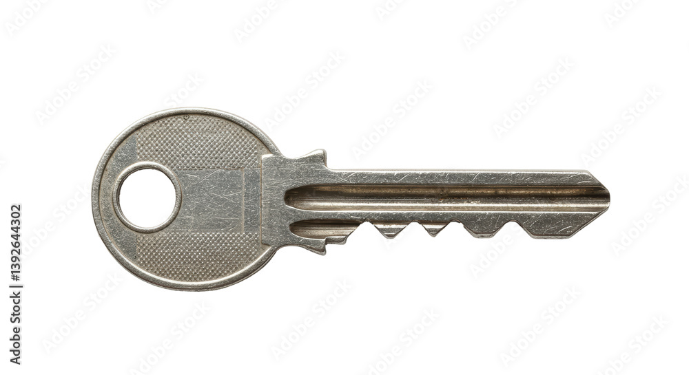Isolated Metal Key, Security and Access Isolated Metal Key, Security and Access