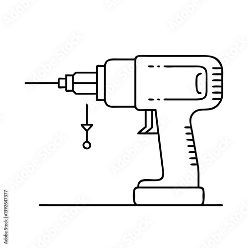 drill icon, drill vector illustration-simple illustration of drill, perfect for drill logos and icons