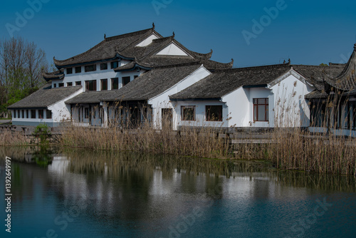 Modern buildings and tourist attractions in Chinese cities