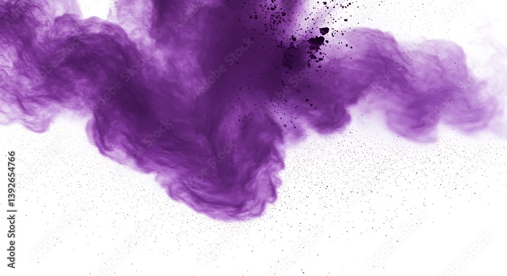 Fototapeta premium Amethyst Dissolution AI Generated
