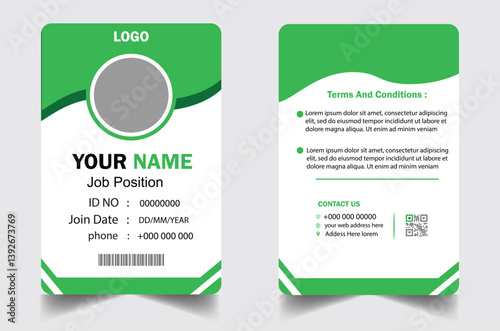 Creative and modern ID card template