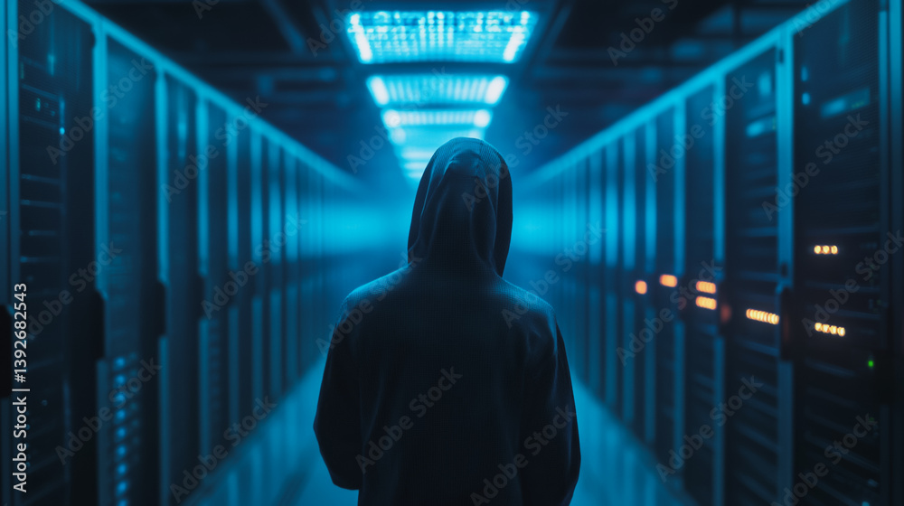 Hacker are planning to hack and attack networks and cyber security systems.abstract innovative cyber security network, using interconnected nodes to represent business partnerships on the Smart ciyt