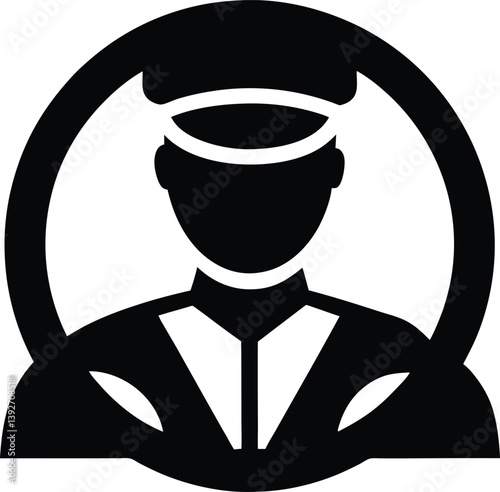 Driving Service Logo – Minimal Vector art