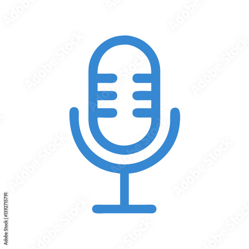 Microphone Voice Command Audio Icon Design
