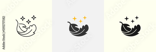 Sensitive skin icon. Organic skin care and cosmetics. Organic cosmetic components for healthy and hydrated skin. Vector icon