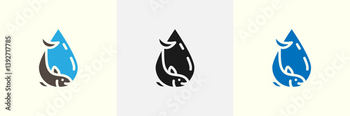 Omega 3 icon. Fish oil sign. Vector