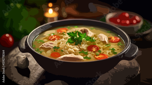 Chicken broth