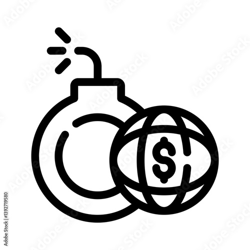 debt line icon
