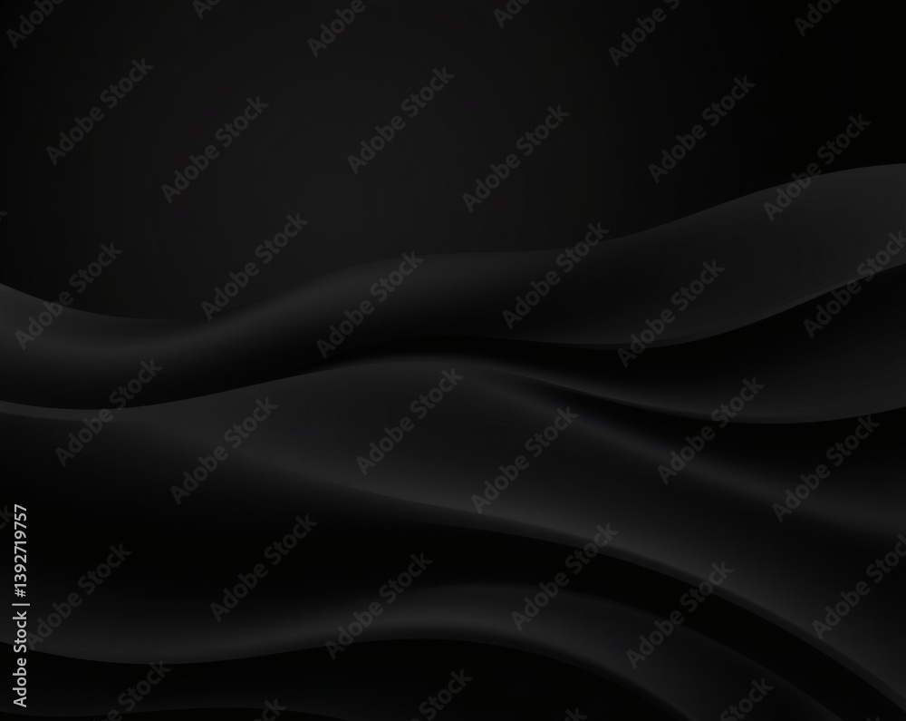 Obraz premium Flowing waves of shadow create a captivating dance of light and dark in an abstract composition