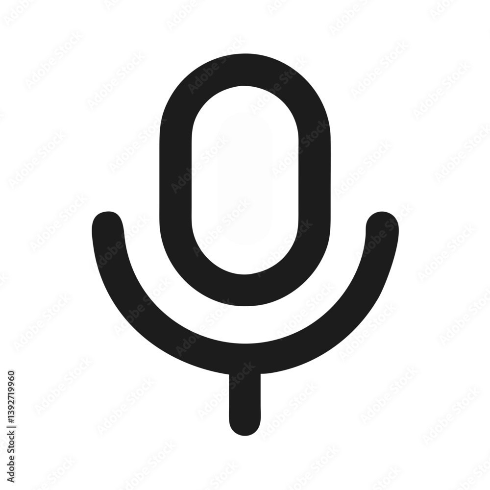 Microphone Audio Input Symbol Icon Design Microphone Audio Input Symbol Icon Design