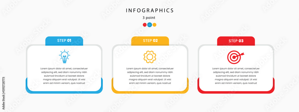 Infographic design business template with 3 steps, options Can be used for workflow diagram, info chart, web design and presentation. Infographic design business template with 3 steps, options Can be used for workflow diagram, info chart, web design and presentation.