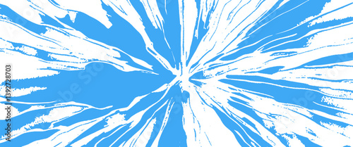 Vector modern blue circular starburst explosion texture. 