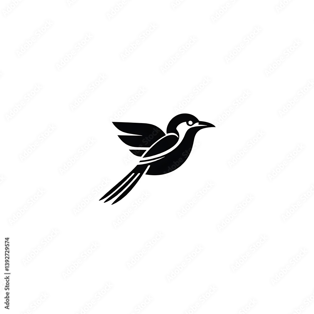Fototapeta premium vector illustration of a bird