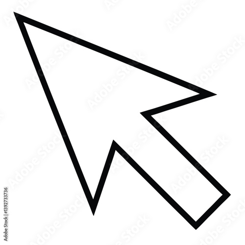 Obraz na płótnie black arrow button w salonie