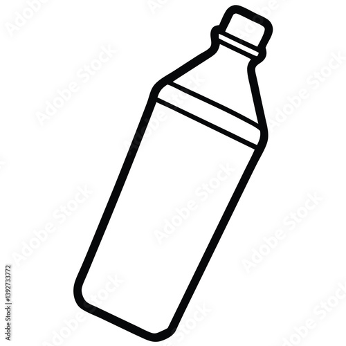 Obraz na płótnie Vector illustration of a bottle w salonie