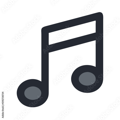 Music Note Audio Sound Icon Design