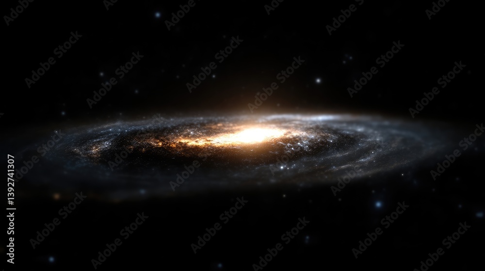 Fototapeta premium Spiral Galaxy in Deep Space