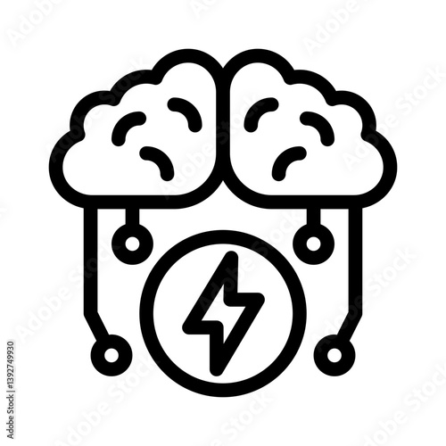 AI line icon