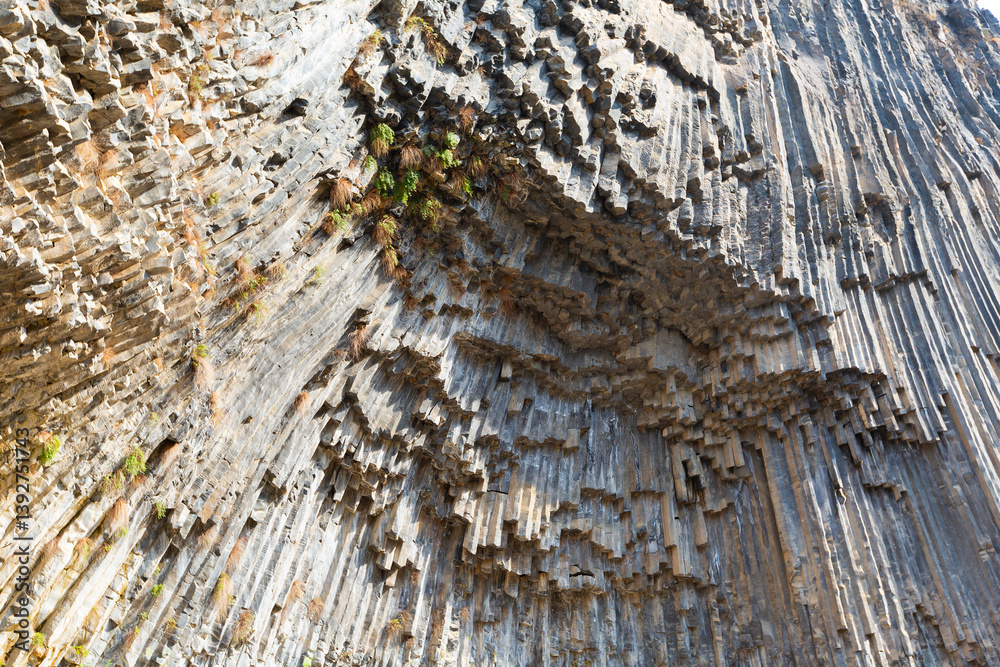 Symphony of the Stones near Garni , Armenia