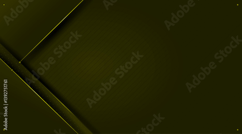 Creative gradient background design | Abstract background with line, neon pattern, circular shape for banner, decoration, futuristic, corporate | Presentation background with olive color