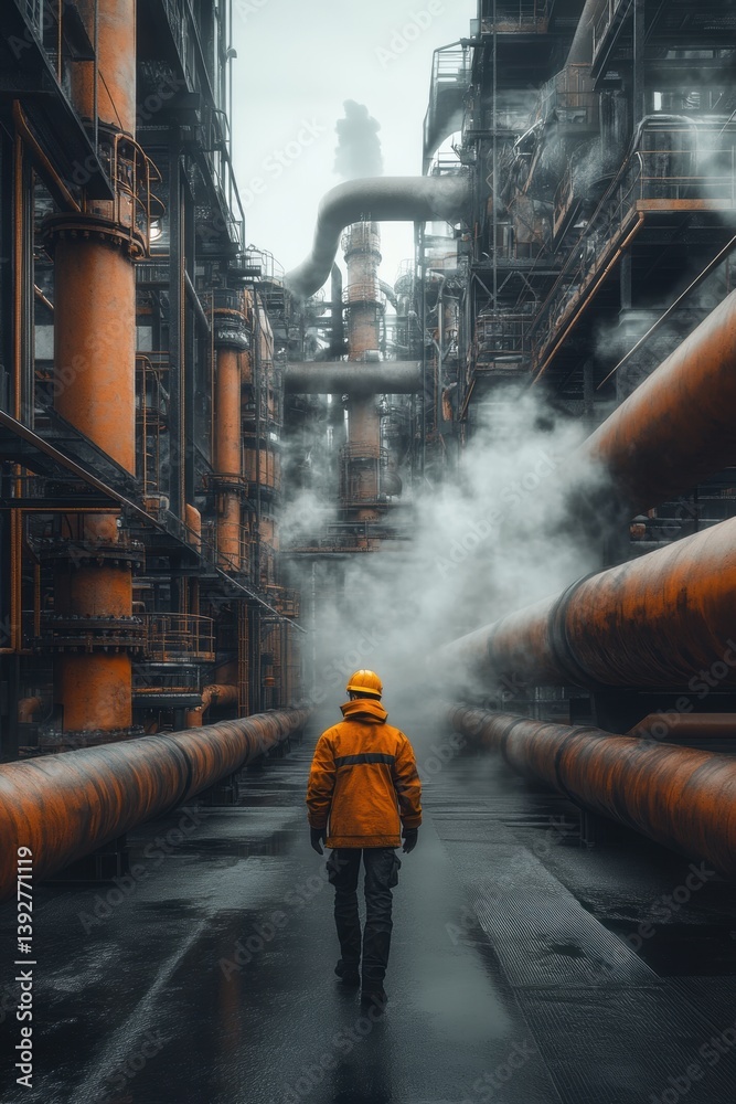 Air pollution impact on environment.