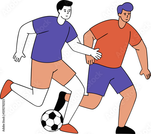 soccer player kicking the ball