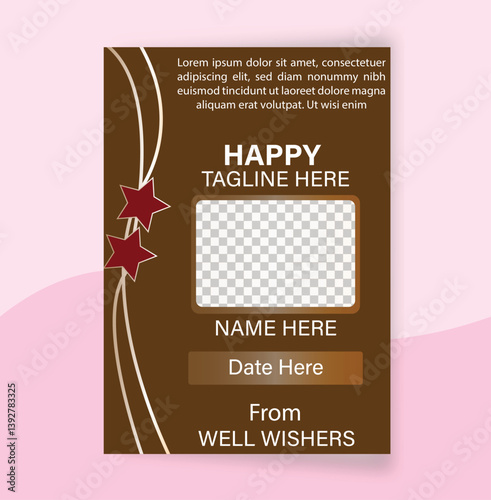 Amazing crest design for farewell ceremony, appropriate for giving to the teachers, friends, family members colleagues and respected ones. a simple background and aesthetic design crafted, minimalist