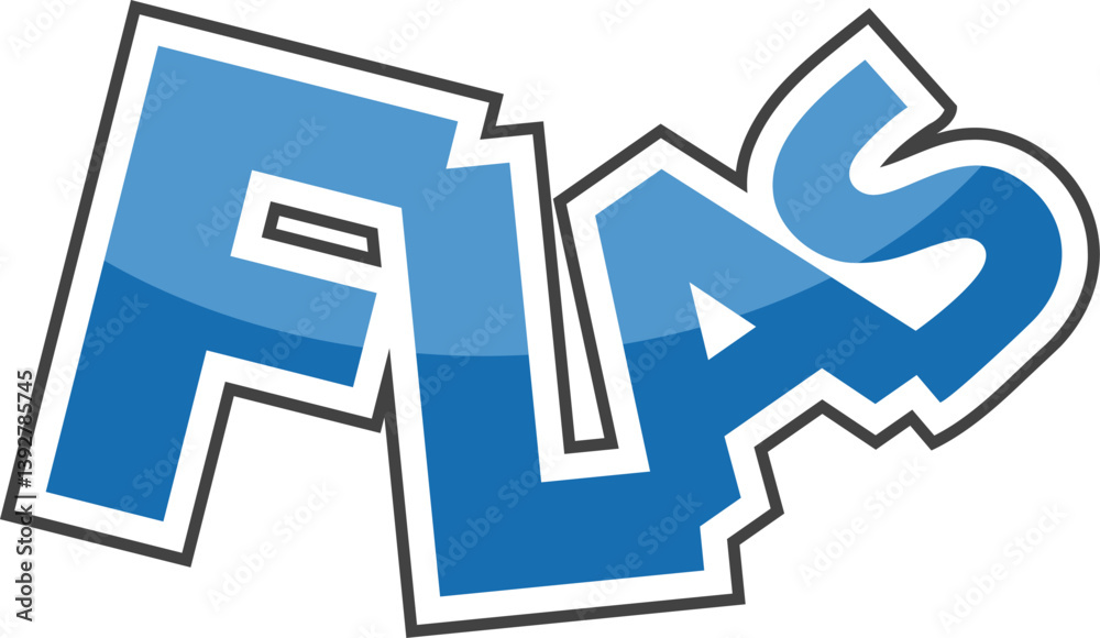 Creative deisgn of flas onomatopeia Creative deisgn of flas onomatopeia