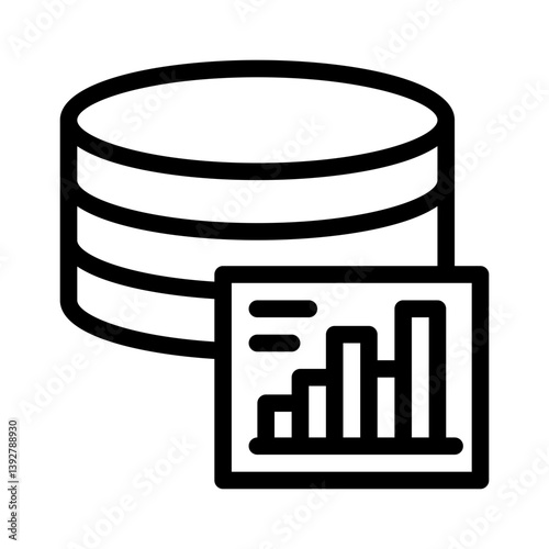 dataset line icon