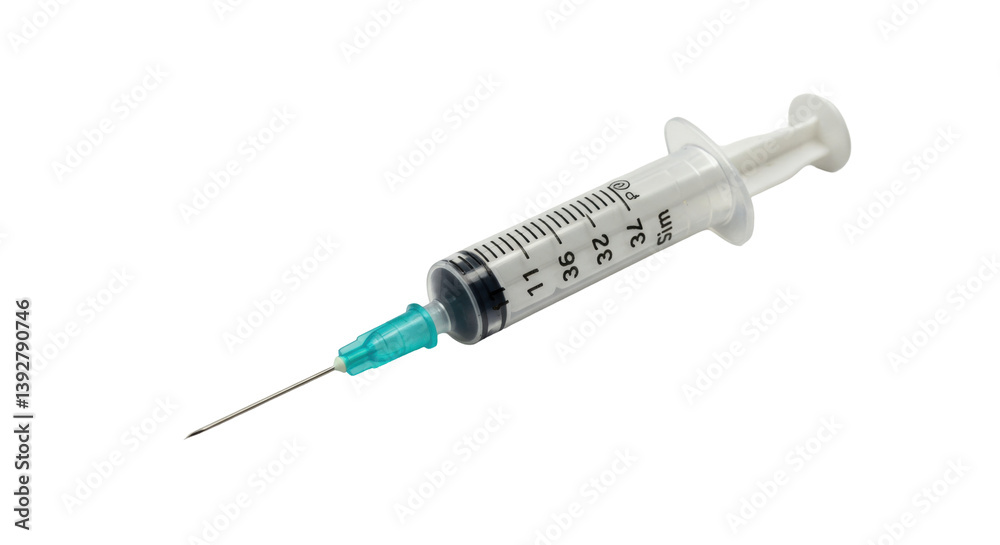 Isolated Syringe Isolated Syringe