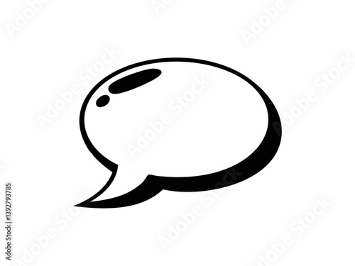 シンプルでポップな吹き出しのイラスト5