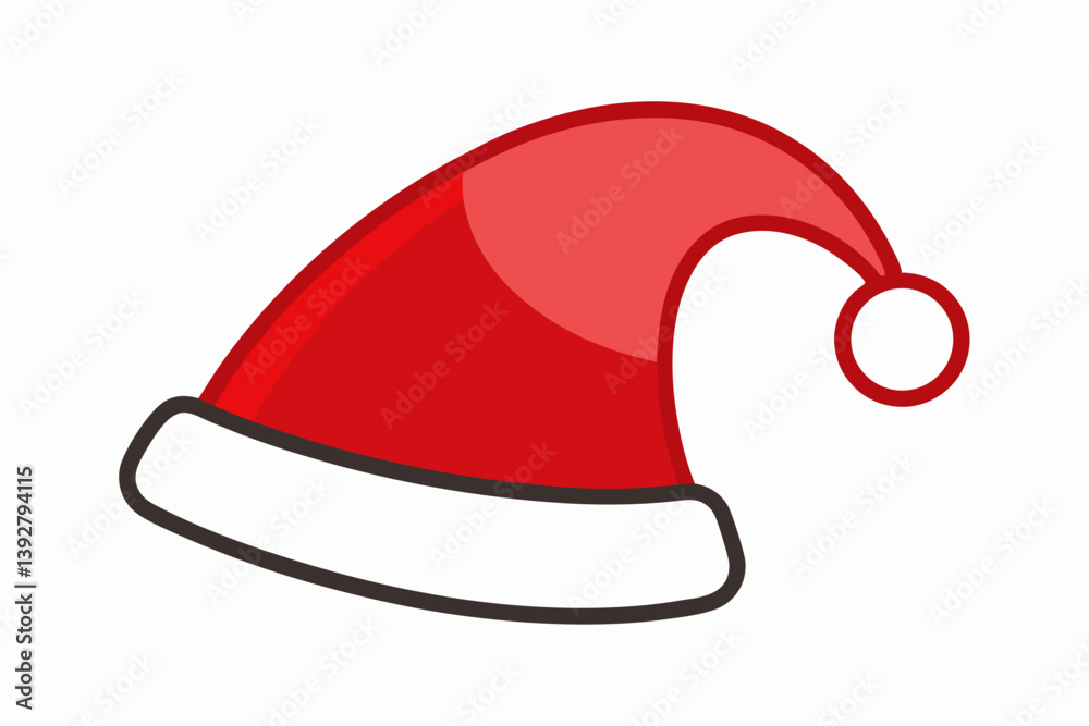 santa hat isolated on white santa hat isolated on white