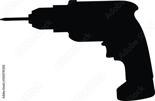 electric screwdriver silhouette vector,screwdriver icon clip art