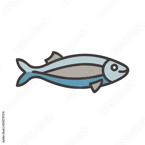  Illustrative Anchovy Fish Design