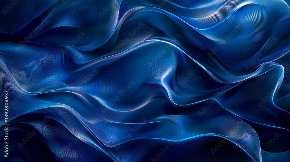 Abstract Blue Swirling Waves Digital Background Texture Abstract Blue Swirling Waves Digital Background Texture