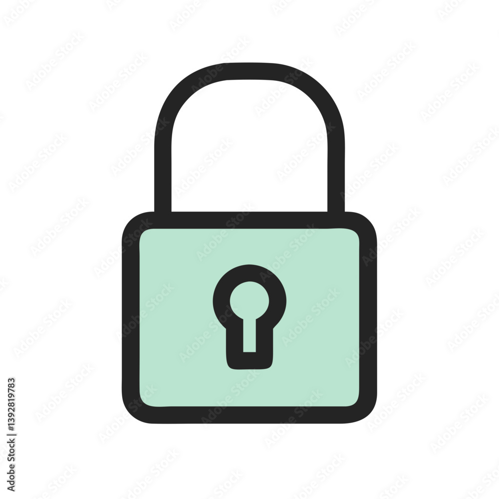Padlock Security Privacy Icon Design Padlock Security Privacy Icon Design