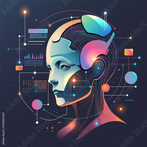 artificial intelligence in the form of a female robot