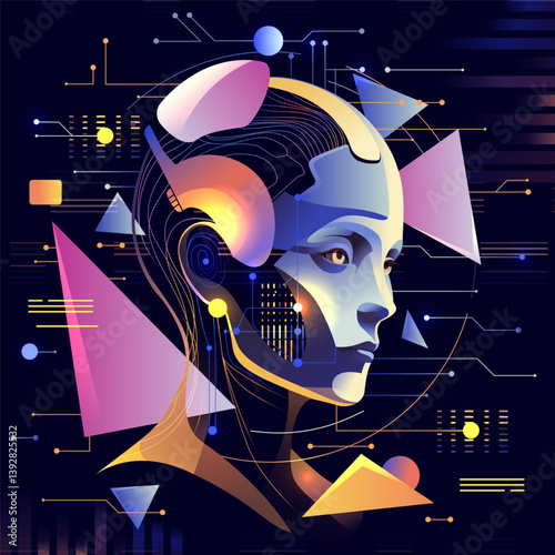 artificial intelligence in the form of a female robot