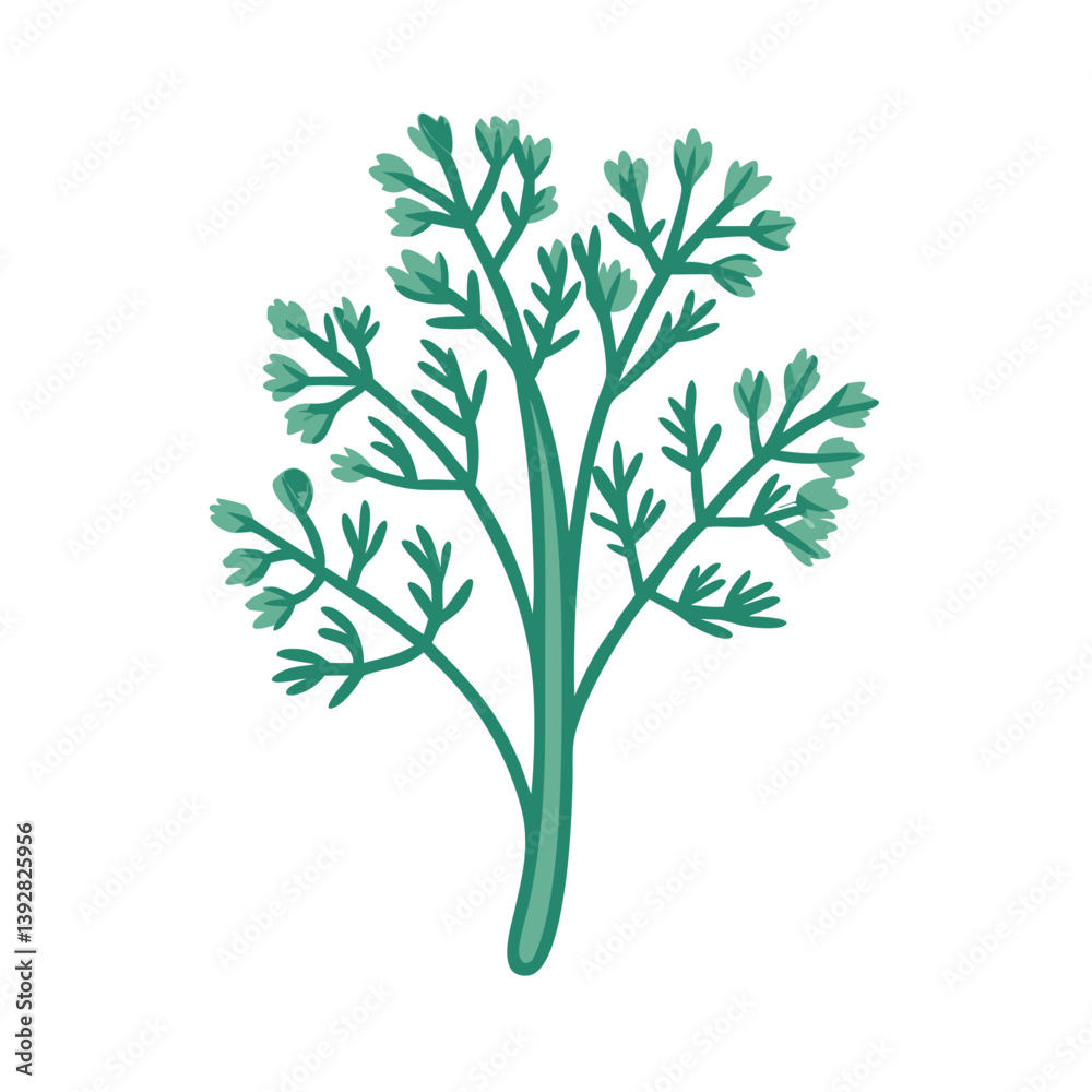 Fototapeta premium Elegant Dill Design for Gourmet Meals